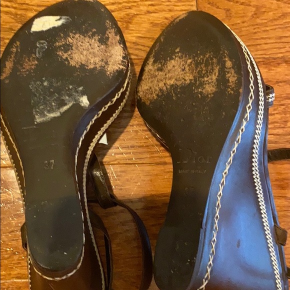 Christian Dior Brown Wedges - Picture 5 of 8